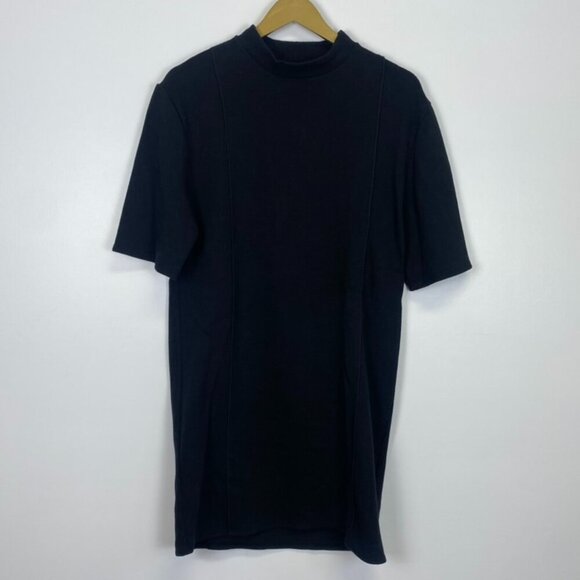 Zara Black Knit Sweatshirt Dress - Picture 1 of 10